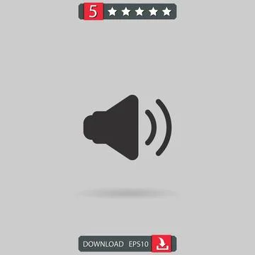 Speakers vector icon Stock Illustration