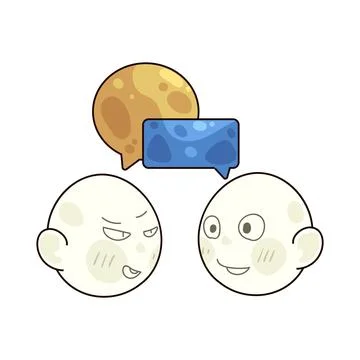Speaking illustration Illustration