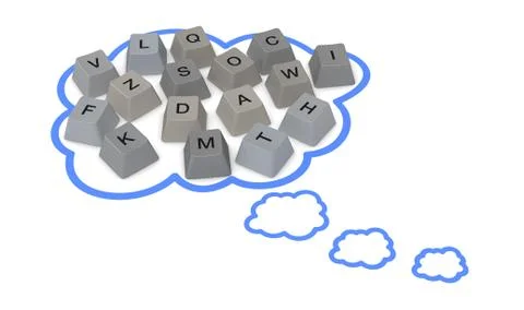 Speaking or thinking 스톡 일러스트
