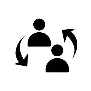 Speaking People Icon Design vector icon. Pictogram isolated on white Stock Illustration