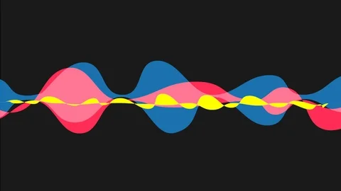 Speaking sound wave animation with optio... | Stock Video | Pond5