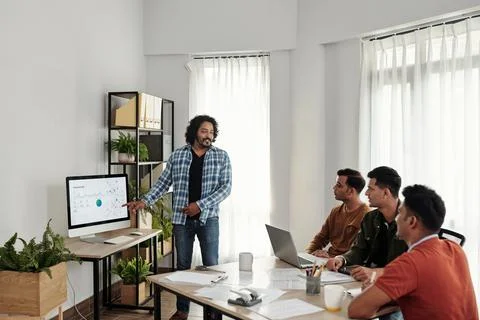 Speaking Startup CFO Stock Photos