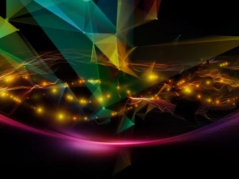 Speaking of Virtual World 库存插图