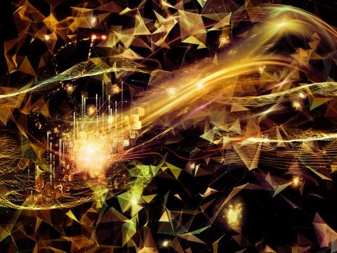 Speaking of Virtual World Stock Illustration