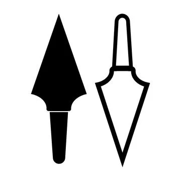 Spear icon Stock Illustration