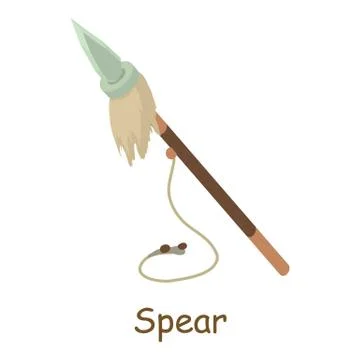 Spear icon, isometric 3d style イラスト素材