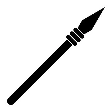 Spear icon vector Stock Illustration