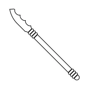 Spear icon vector Stock Illustration