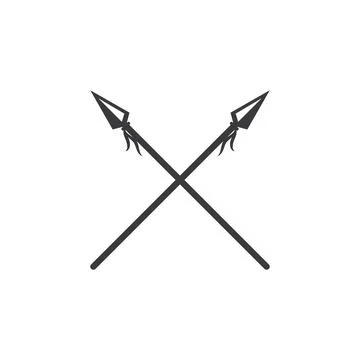 Spear logo and symbol Illustration