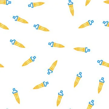 Spear of longinus vector seamless pattern 스톡 일러스트