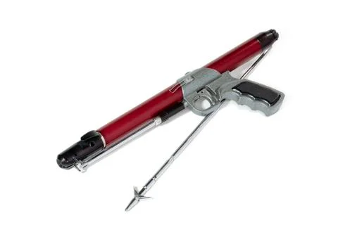 Speargun with Harpoon Stock Photos