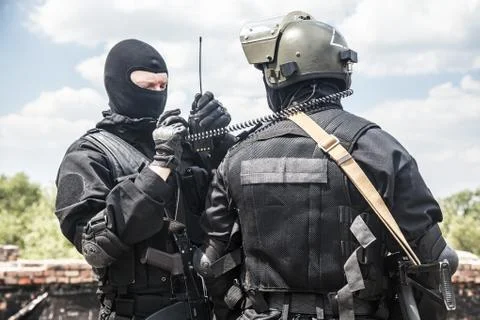 Spec ops soldiers Stock Photos