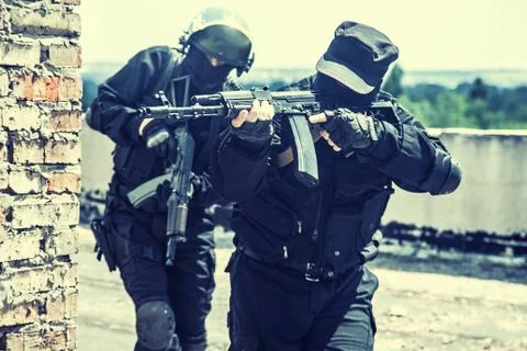 Spec ops soldiers Stock Photos