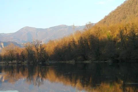 Specchio collina Stock Photos