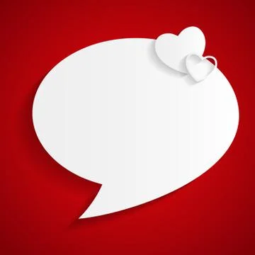 Spech Bubble Background Flat Vector Illustration イラスト素材