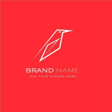 Special Bird design logo Stock Illustration