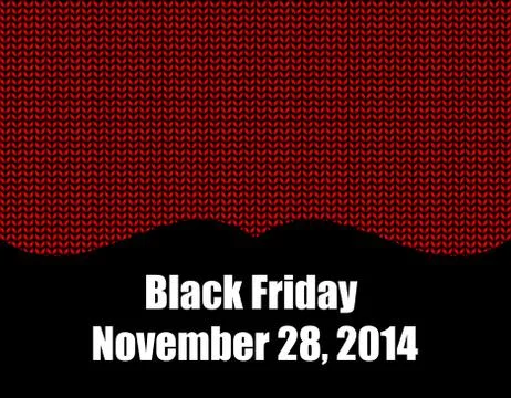 Special black friday 2014 background Stock Illustration