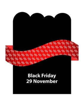 Special black friday flyer Stock Illustration