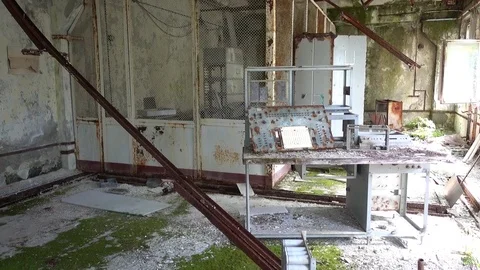 Special caged room with control panel bo... | Stock Video | Pond5