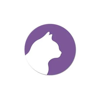 Special cat design logo Stock Illustration