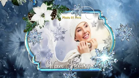 Special Christmas Memories Project After Effects stock