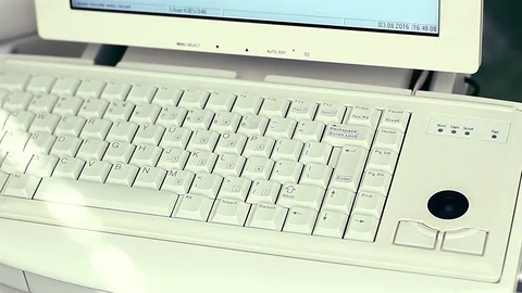 Special computer keyboard 스톡 동영상 98260396