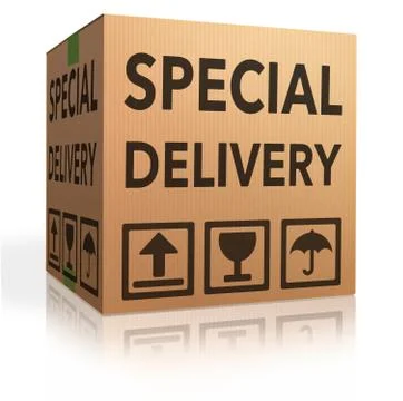Special delivery Stock Illustration