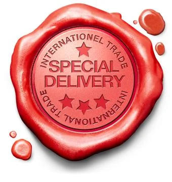 Special delivery Stock Illustration
