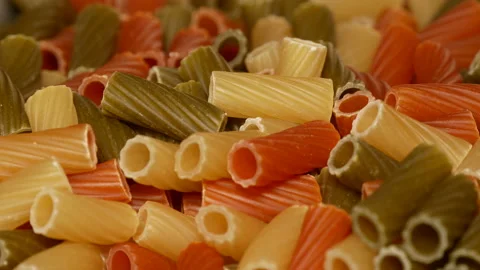 Special device for sorting and packing pasta at the factory. Stock Footage 185426634