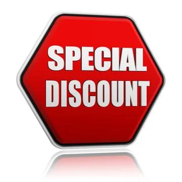 Special discount button Stock Illustration