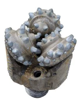 Special drilling bit used for deep drilling for oil Stock Photos