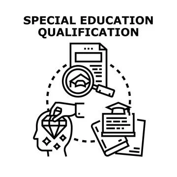 Special education qualification curriculum and personal development イラスト素材