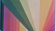 Special Effect Colors Rainbow Flare Vintage Psychedelic Film Leader Distressed Stock Footage