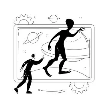 Special effects design abstract concept vector illustration. Illustrazione stock