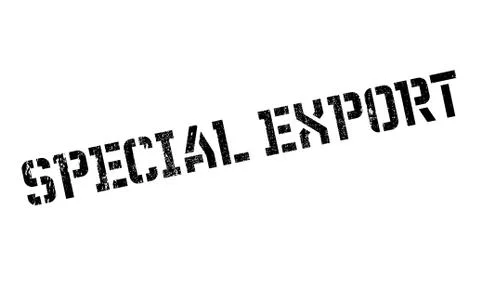 Special Export rubber stamp Stock-Illustration
