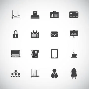 Special flat ui icons for web and mobile applications Stock Illustration