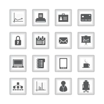 Special flat ui icons for web and mobile applications Stock Illustration