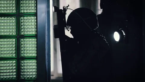 Special forces attack terrorist 3 Stock Footage 76755593