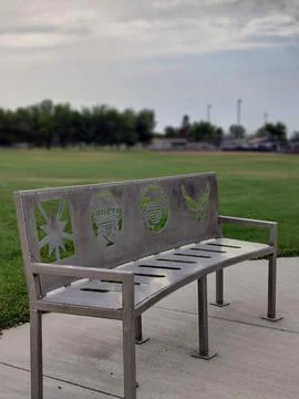 Special forces bench Stock Photos