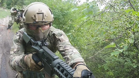 Special Forces on a mission Stock-Footage 157377672