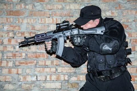 Special forces operator Foto stock