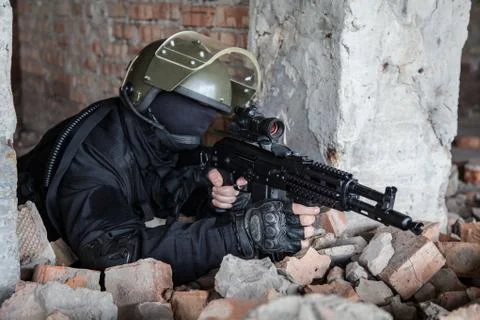 Special forces operator Foto stock