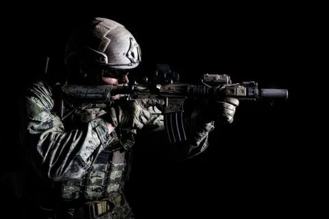 Special Forces Operator Stock Photos