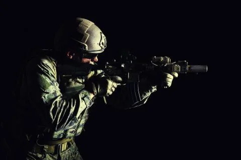 Special Forces Operator Stock Photos