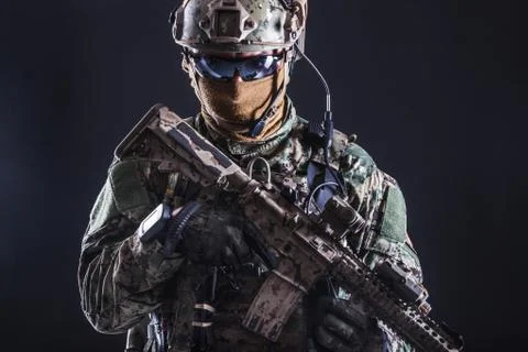Special Forces Operator Stock Photos