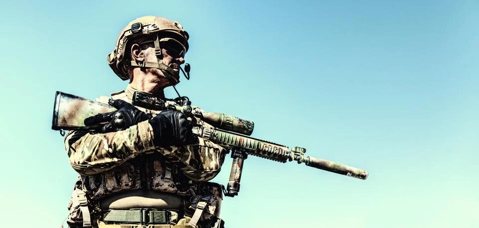 Special Forces Operator Foto stock