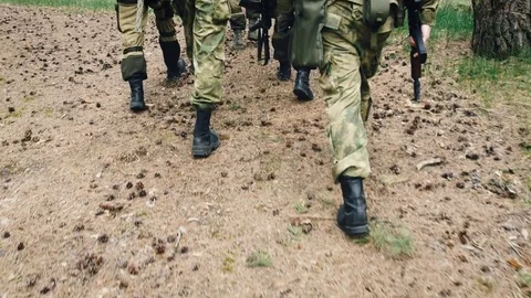 Special forces ready to attack Stock Footage 76755517