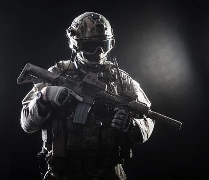 Special forces soldier Stock Photos