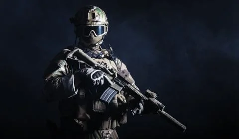 Special forces soldier Foto stock