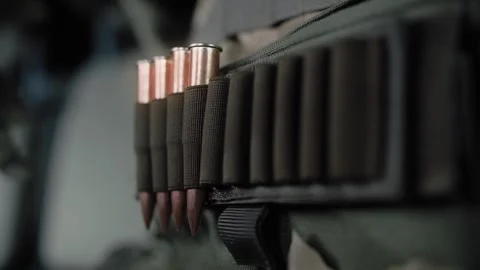 Special forces soldier is preparing for a military operation Stock Footage 327457364